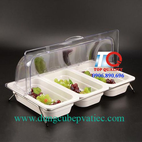 Khay sứ trưng bày tiệc buffet GN 1/3*65