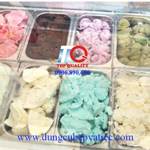 Khay trưng bày kem tươi tại tphcm