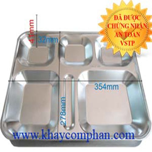 kích thước khay cơm inox 304