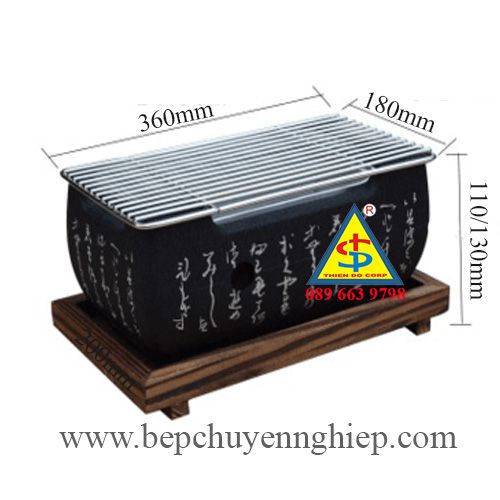 bep nuong Nhat loai lon nhat, bep nuong dung cho nhieu nguoi
