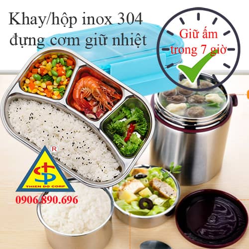 Mua khay hộp dụng cụ đựng cơm giữ nhiệt an toàn ở đâu