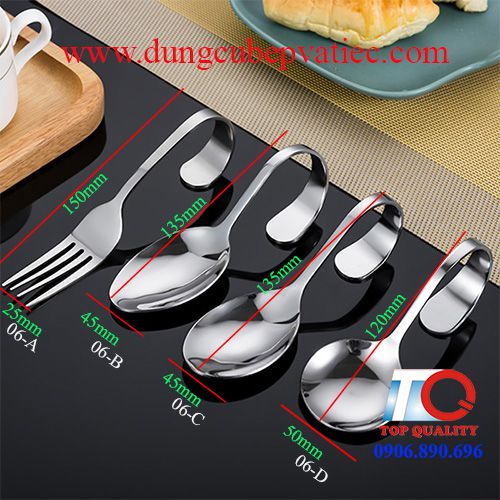 muong inox can moc, muỗng sushi cán móc, thia an can moc, nơi bán muỗng inox cán treo, muỗng inox miệng tròn