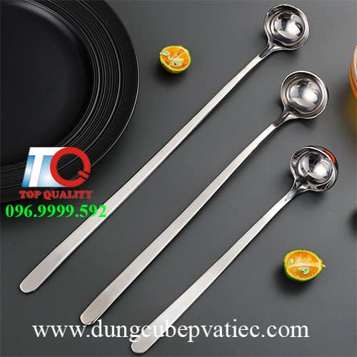 muỗng inox dài, thìa inox dài, vá inox dài, muỗng inox cán dài, thia inox cán dài, vá inox cán dài, muỗng thìa vá inox 304 cán dài