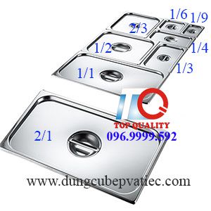 nắp inox, nắp khay inox, nắp khay gn, nắp gn, nắp khay inox GN 