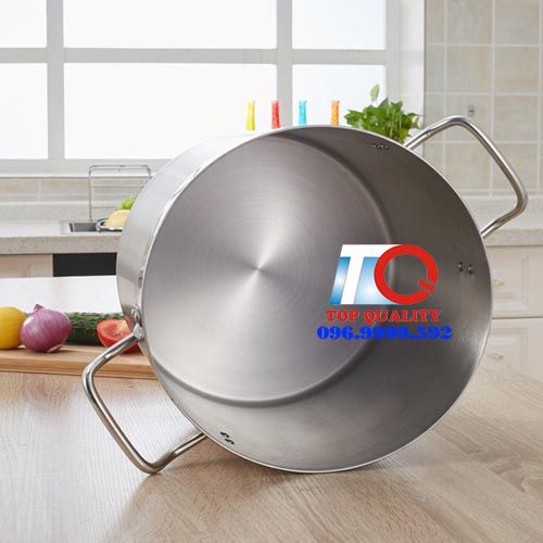 nồi inox 3 đáy dùng cho bếp từ