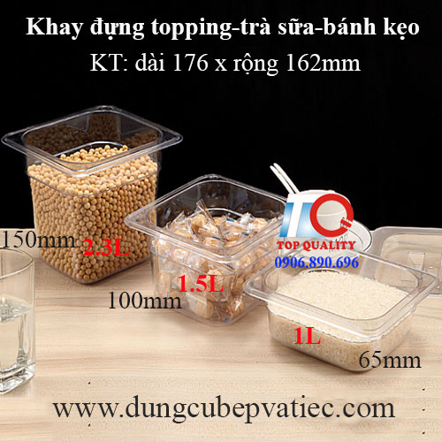 nơi bán khay đựng topping trà sữa rau câu uy tín giá rẻ