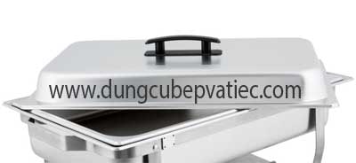 nồi buffet chữ nhật inox, nồi hâm cho tiệc buffet, nồi buffet