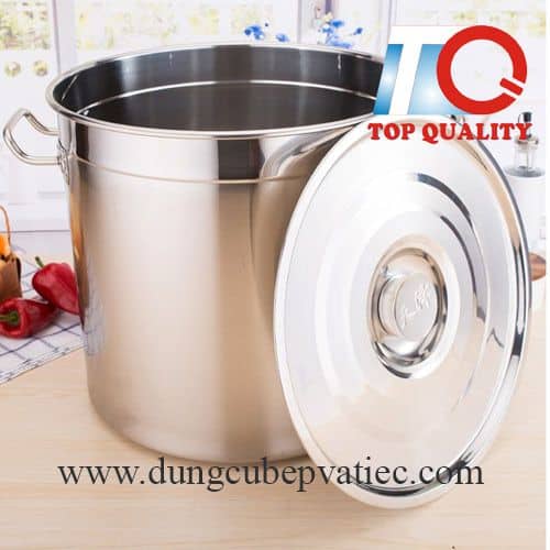 nồi inox loại lớn, nồi nấu bánh, noi inox nau banh, nồi inox loại tốt size to, nơi bán nồi inox cở lớn