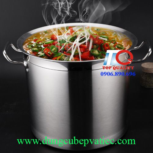 Nồi inox 304 công nghiệp đáy dày 5 ly