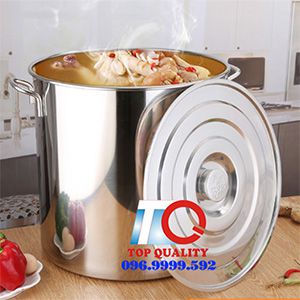 giá nồi inox to, nồi inox lớn nấu bánh chưng bánh tét
