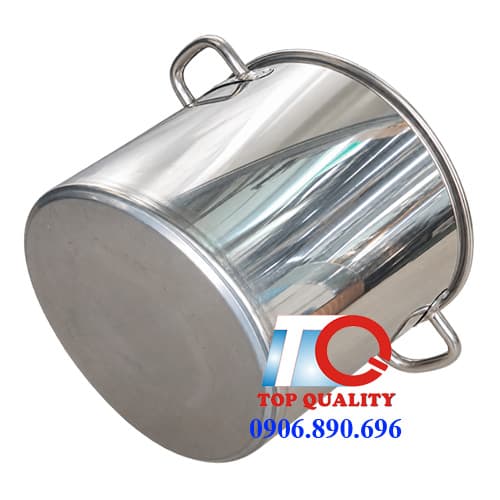 nồi luộc bánh chưng tét bằng củi than