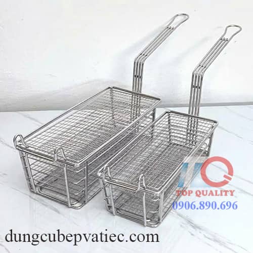 rổ chiên inox 3 tầng, rổ chiên inox 3 ngăn, giỏ chiên inox 3 tầng, giỏ chiên inox 3 ngăn