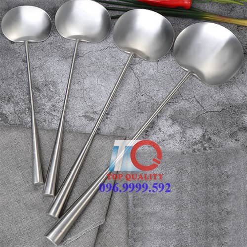 sạn inox, sạn xào inox, xẻng xào inox, san xao inox, xạn xào inox