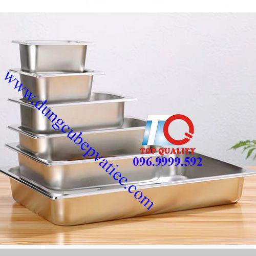 stainless steel gastronorm pan food with lid hcmc