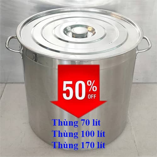 Thùng đựng gạo đậu ngủ cốc giá rẻ 70 100 170 lít 