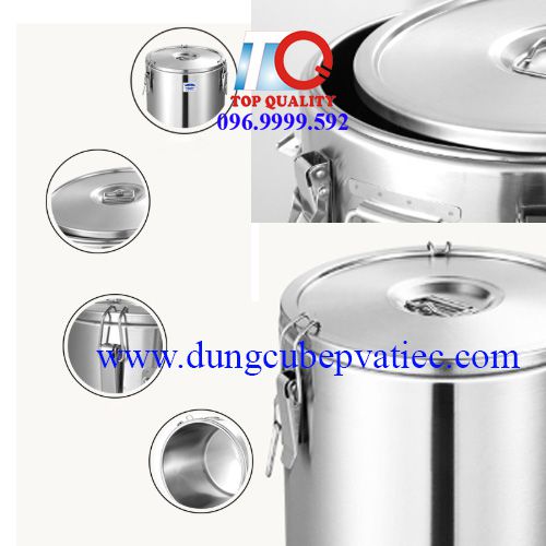 Thùng inox đựng giữ nóng nước lèo 50 lít