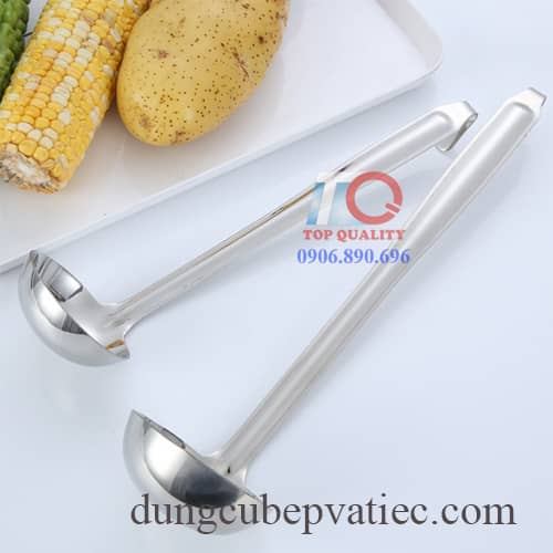 vá lẩu 8x30cm, vá canh 8x30cm, muôi lẩu 8cm, vá lẩu 8cm, vá canh, vá inox 140ml 