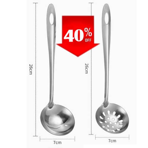 vá inox 7cm, vá lỗ inox 7cm, vá lẩu inox 7cm, muôi thủng 7cm, bộ vá lẩu 7cm, vá inox cán hình giọt nước