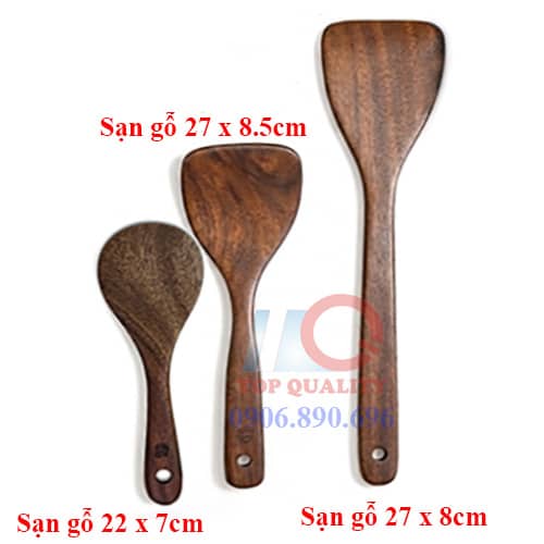 sạn gỗ chống trầy chảo, sạn gỗ tự nhiên cao cấp, vá sạn gỗ chịu nhiệt, muỗng gỗ xới cơm, dụng cụ nhà bếp bằng gỗ