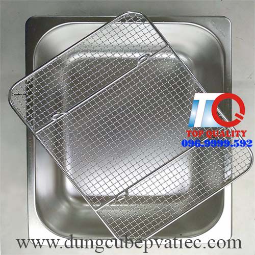 ​Vỉ inox 304 có chân, vỉ hấp inox, vỉ trong khay GN, pan grate wire