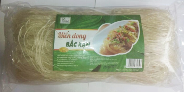 Miến dong tân sơn bắc cạn