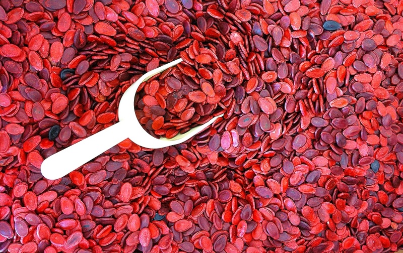 cách nhận biết hạt dưa bị nhuộm màu hóa chất