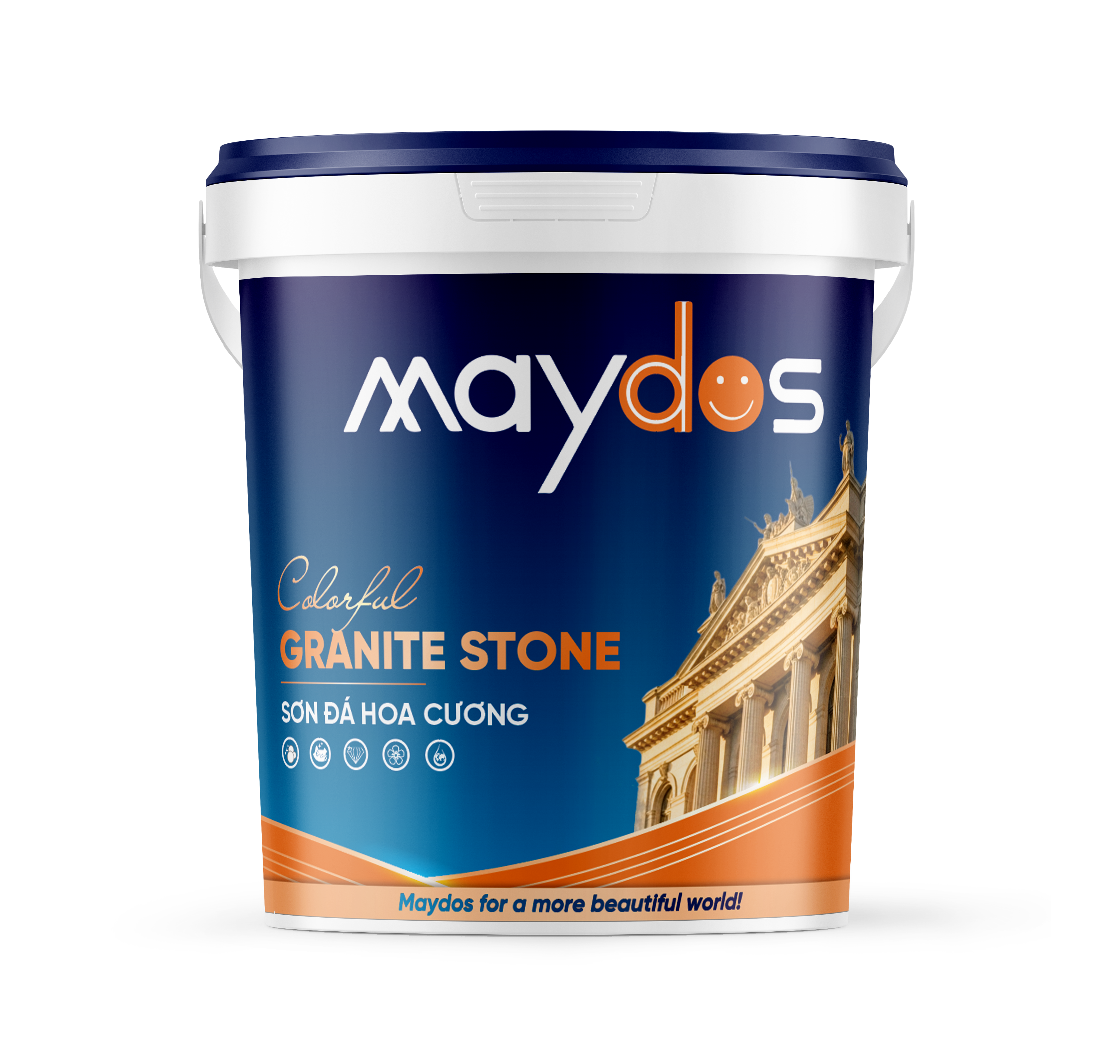 Thùng Sơn Đá Hoa Cương Mịn