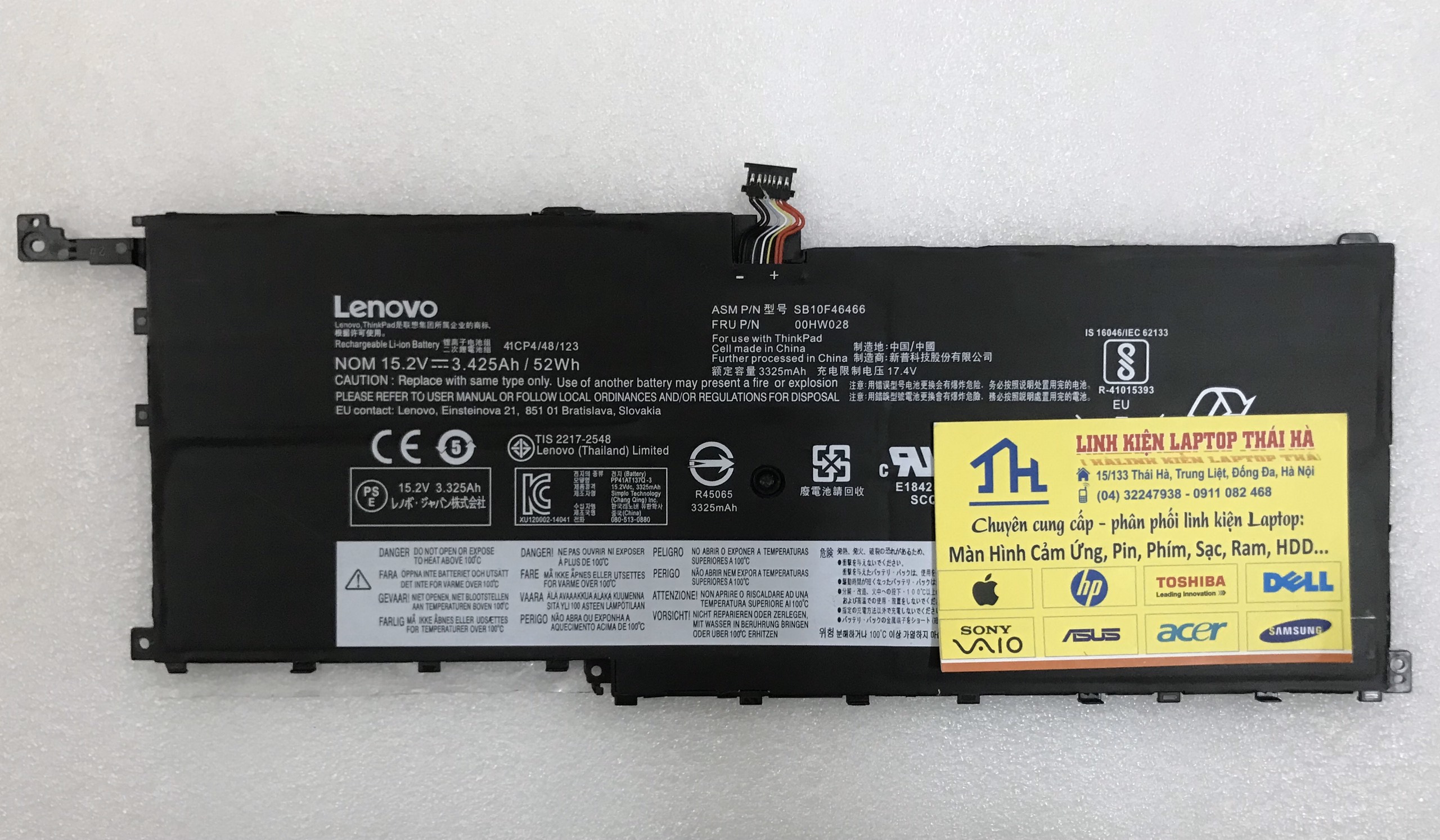 Pin Lenovo Thinkpad X1 carbon gen 2