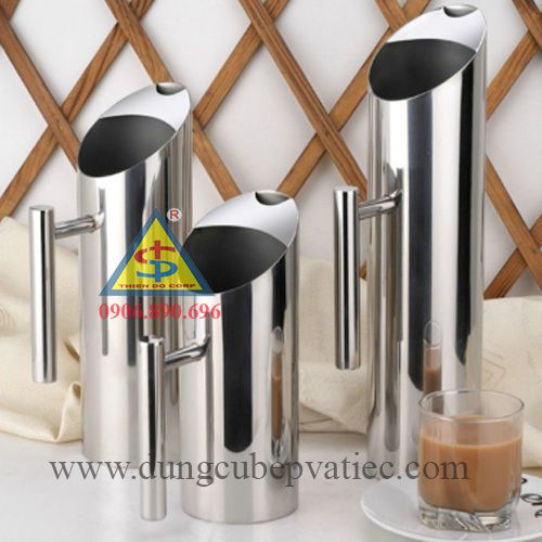 ca inox cao cấp đựng nước trà đá cafe bia