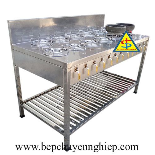 Bếp kho tộ 12 họng bằng gas