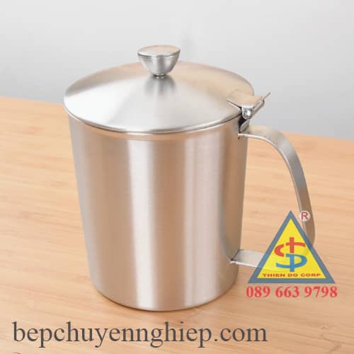 Ca định lượng inox 304, Ca chia vạch inox 304, Ca inox có vạch chia dung tích 
