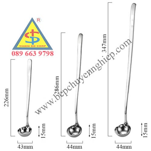 muỗng inox dài, muỗng inox 304 cán dài, thàa cán dài, muỗng dài múc gia vị, thìa dài nấu ăn