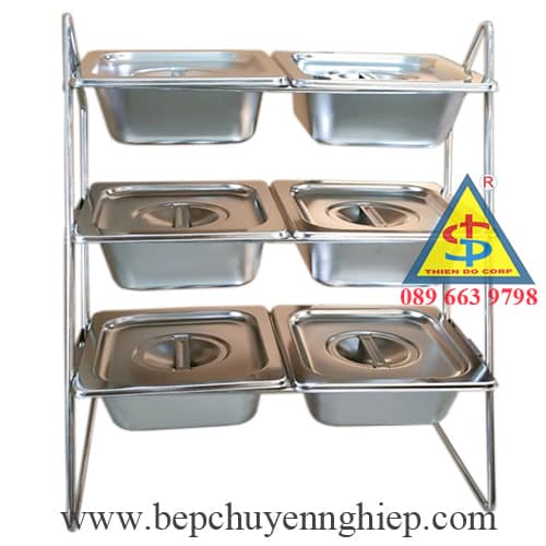 khung inox, khung topping, khung de khay inox, ke de khay topping, ke khay inox GN