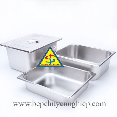 Khay inox đựng thực phẩm GN 1/2, khay buffet 1/2, khay inox 1/2, khay đựng đồ ăn 1/2