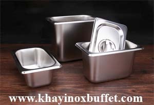 khay inox GN 1/9, khay GN 1/9, cong inox 1/9, khay Gn 1/9 inox, gastronorm pan sizes 1/9 at ho chi minh city