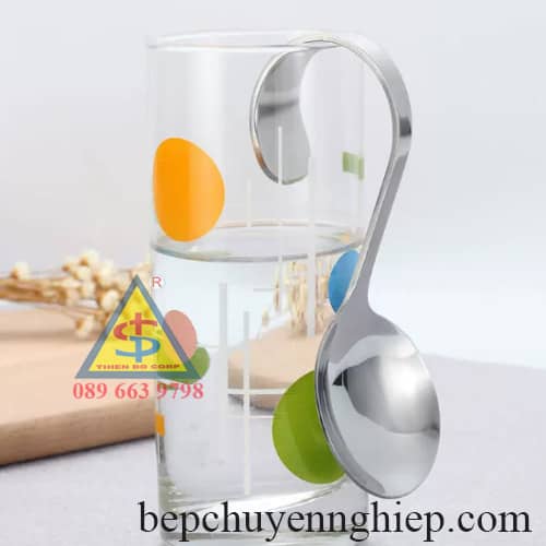 muỗng có cán móc cong, muỗng có cán móc treo, muỗng inox trang trí 
