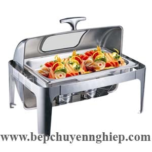 nồi hâm nóng buffet chữ nhật nắp kính, nồi thức ăn buffet nắp kính, noi bupphe chu nhat, noi bup phe nap kinh