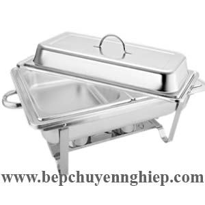 nồi hâm thức ăn buffet chữ nhật 2 ngăn, nồi buffet 2 ngăn giá rẻ, nồi hâm buffet 2 ngăn, nồi bupphe 2 ngăn giá rẻ, nồi buffet chữ nhật giá rẻ