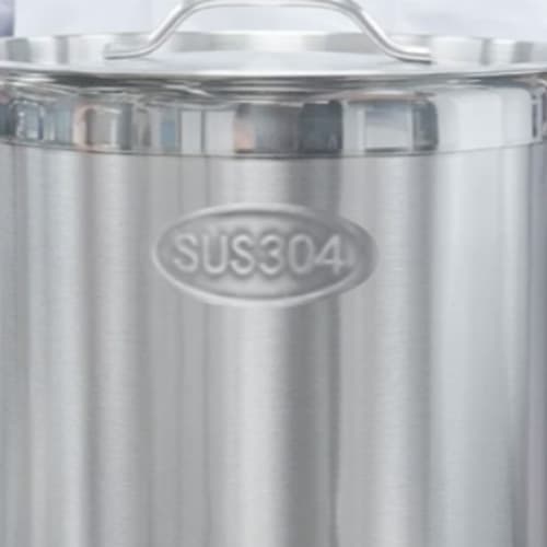 nồi inox 304 3 đáy bếp từ 40cm 50 lít