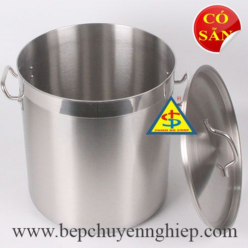 Nồi inox 304 công nghiệp 3 đáy D500mm