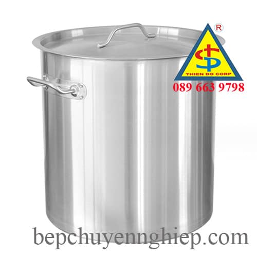 noi inox cong nghiep 304, nôi inox công nghiệp 304, nồi inox 55cm, nồi inox 130 lít, nồi inox nấu canh lớn dùng bếp từ, nồi luộc bánh loại lớn 130 lít