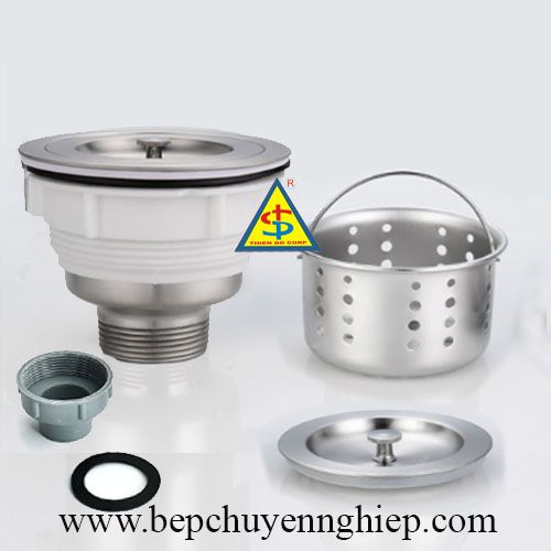 phểu inox lọc rác bọc nhựa