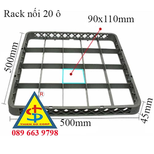 rack noi 20 ngan, rack nối 20 ô