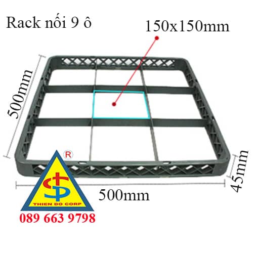 rack noi 9 ngan, rack nối 9 ô