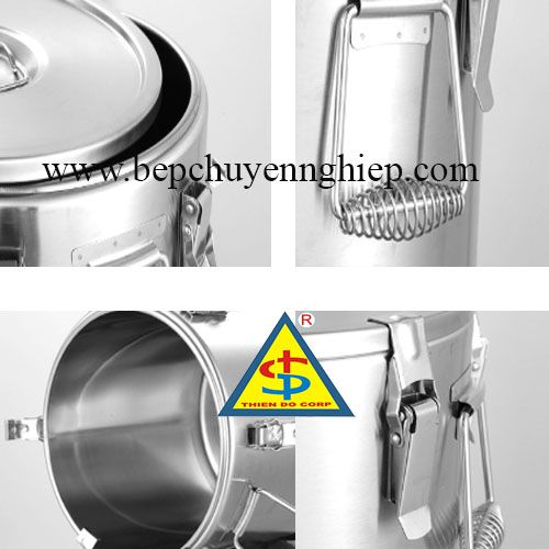 thung inox tron, bán thùng inox, thung inox giu nhiet, thung inox 50 lit