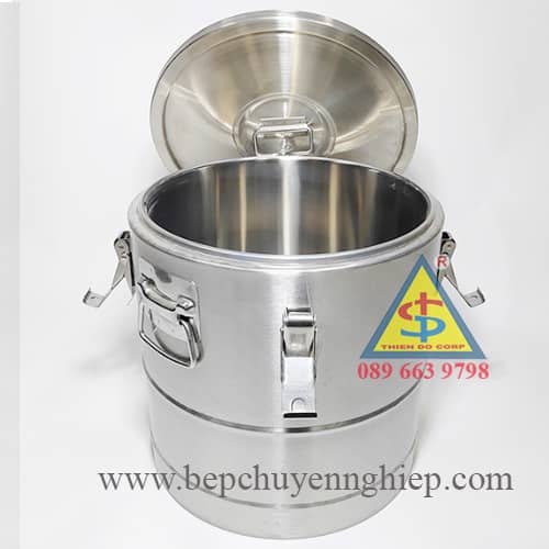 thùng inox cách nhiệt 70 100 130 lít, thùng ủ inox 304 70 100 130 lít, thùng inox giữ nhiệt 70 100 130 lít, thùng ủ cafe hương liệu loại lớn