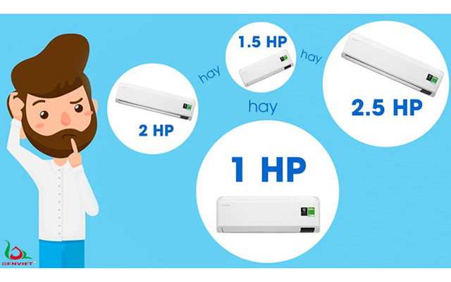 chọn công suất điều hòa phù hợp