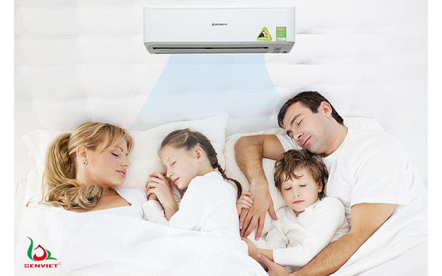 sử dụng chế độ ngủ đêm của điều hòa 