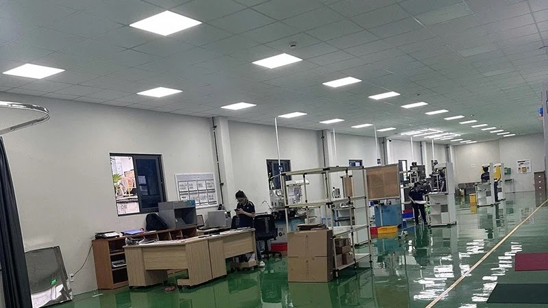 Thực tế không gian xưởng sản xuất và hệ thống điều hòa thông gió tại nhà máy Mainetti Đồng Nai do Sen Việt triển khai