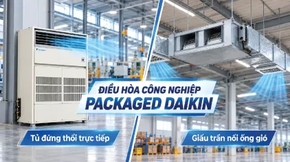 So Sánh Điều Hòa Công Nghiệp Tủ Đứng Và Nối Ống Gió Daikin